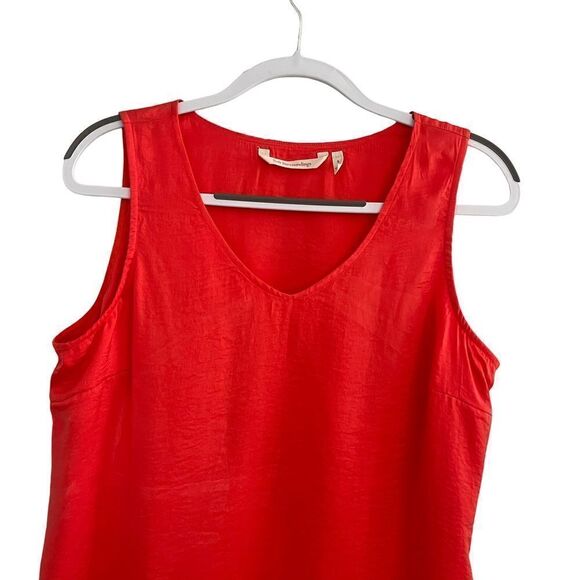 Soft Surroundings - Sleeveless Tunic Size: Small Color: Tangerine - Picture 2 of 7